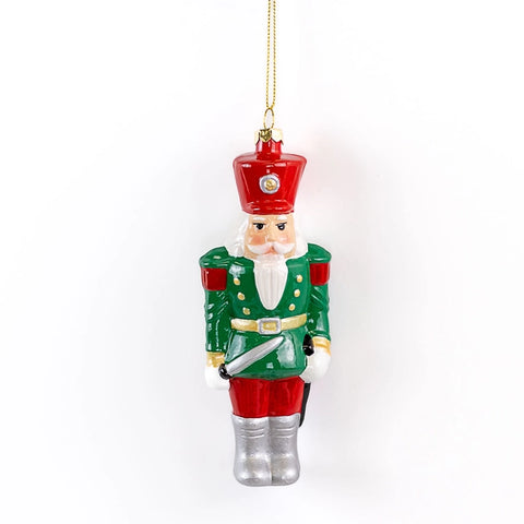 Red & Green Nutcracker March Ornament