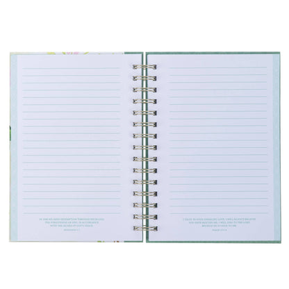 Green Love 1 Cor. 13:4 Wirebound Journal