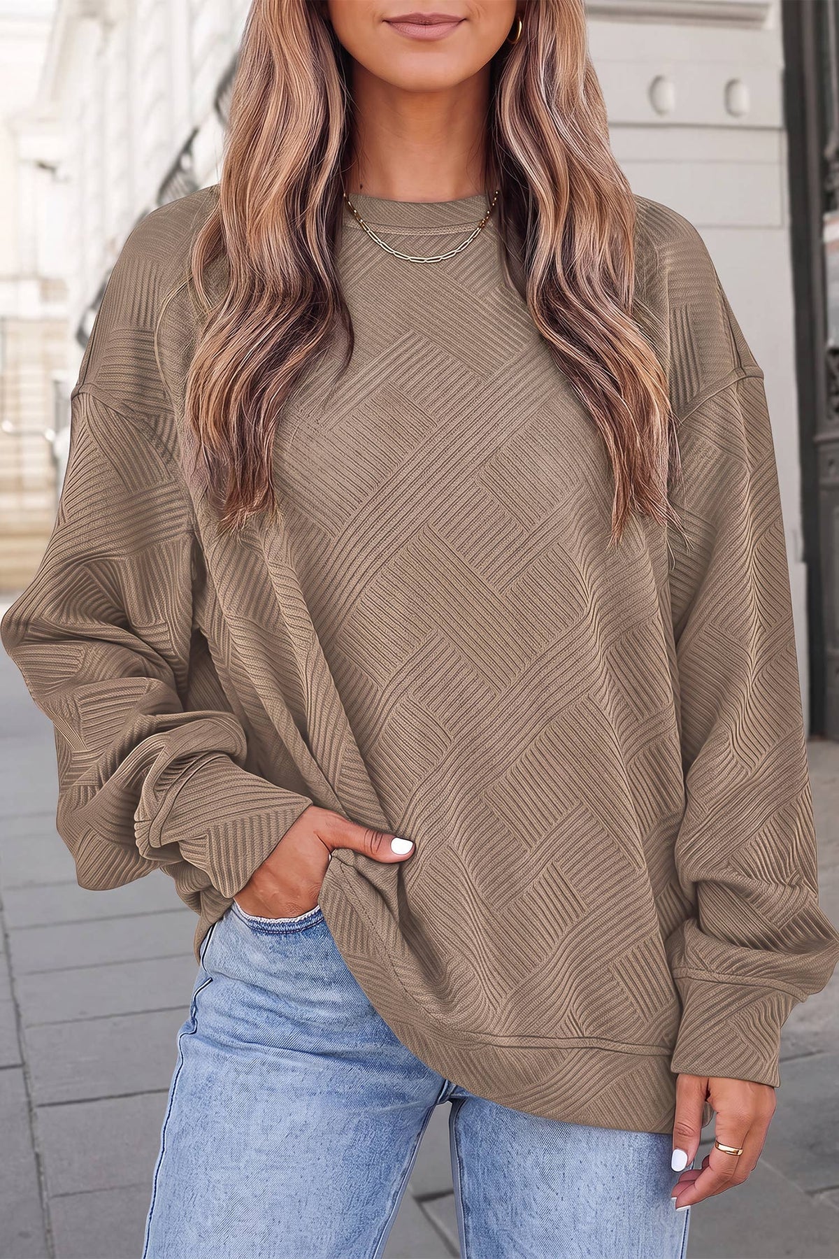 The Essential Textured Pullover