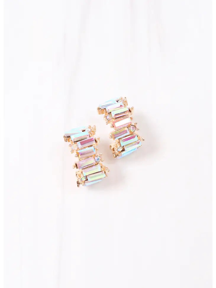 Opal Aria Hoop Earrings