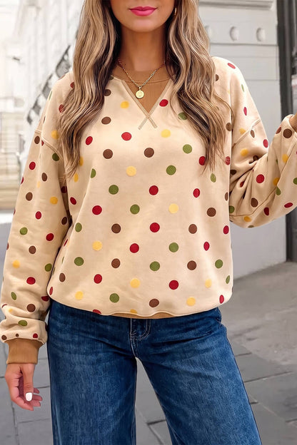 The Confetti Dot Pullover