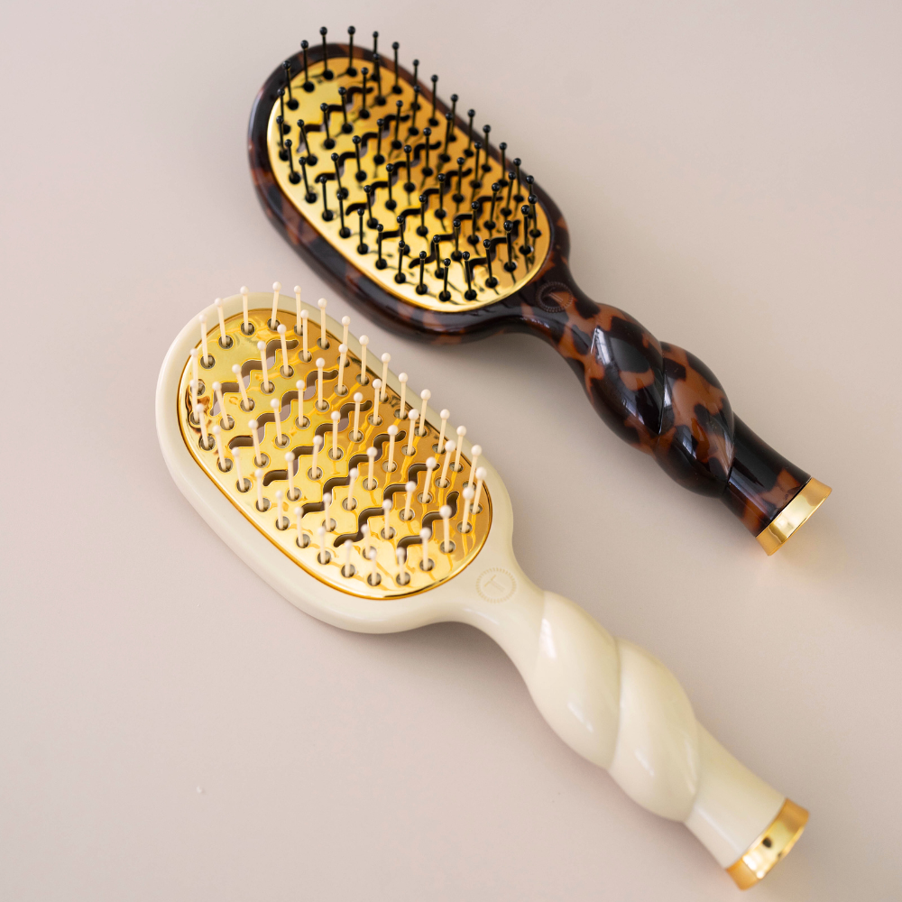 TELETIE Mini Vented Brush | Tan