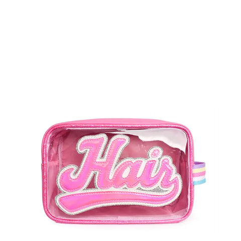 Pink Hair Peekaboo Glam Bag