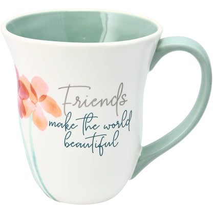 Friends Make the World Beautiful 16 oz Mug
