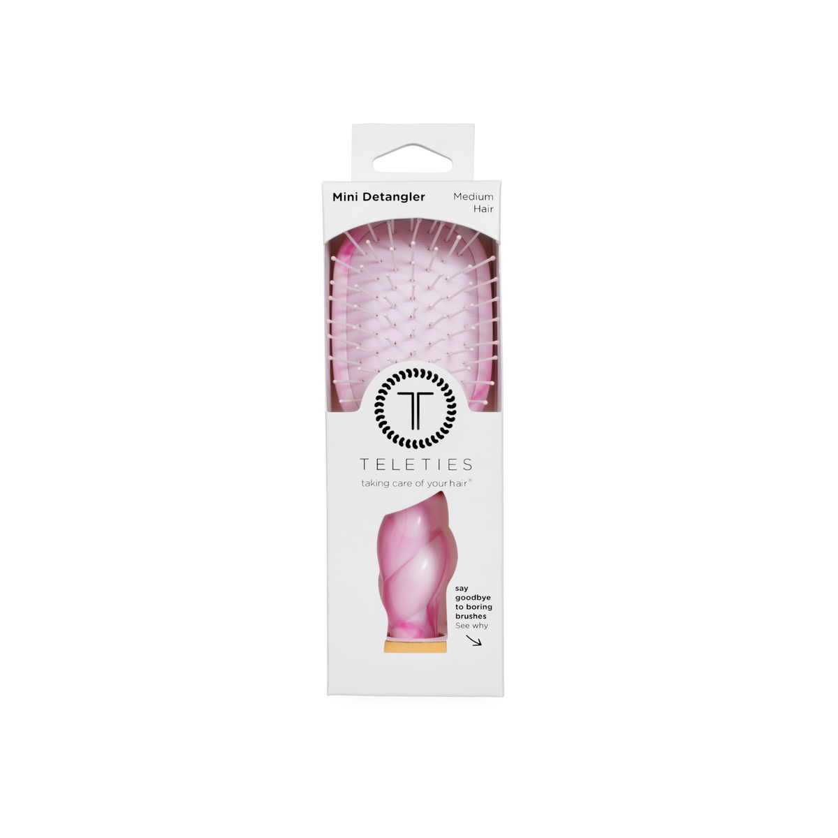 TELETIE Mini Detangler Brush for Medium Hair | Pinch Me!