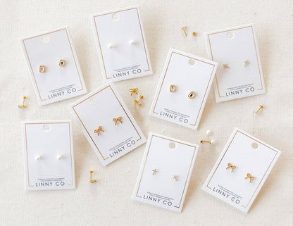 Payton Pearl White 5mm Screwback Stud Earrings