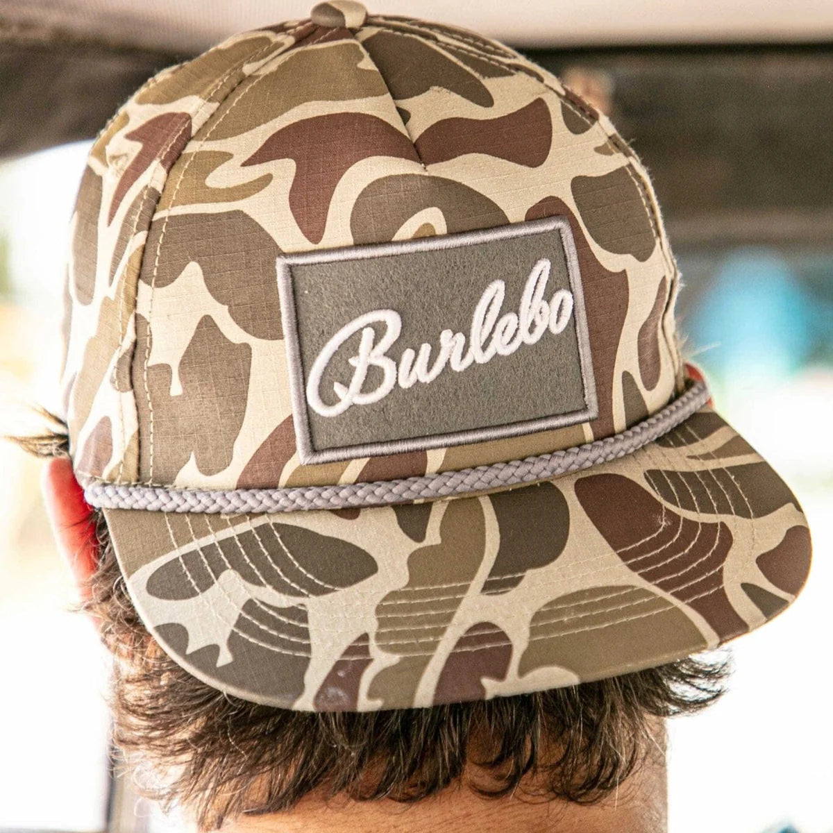 Camo Burlebo Grey Patch Cap