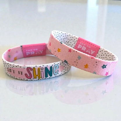 Tap To Pray™ Wristbands - Let it Shine