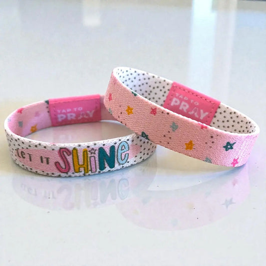 Tap To Pray™ Wristbands - Let it Shine