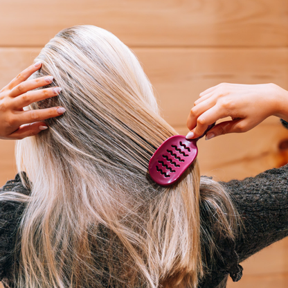 TELETIE Mini Vented Hair Brush | Mulberry