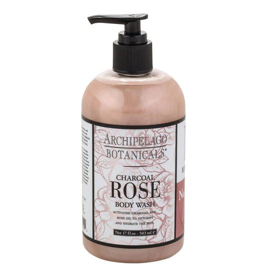 Charcoal Rose 17 oz. Body Wash