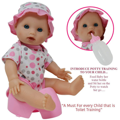 Drink & Wet Potty Training Baby Doll
