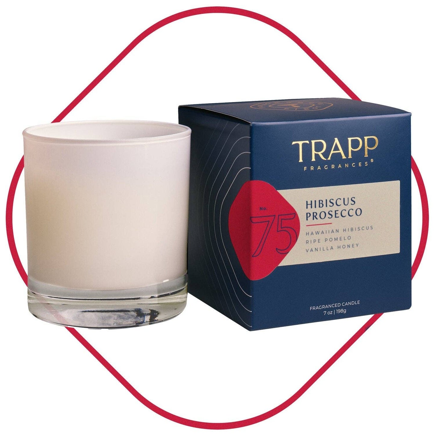 No. 75 Hibiscus Prosecco 7 oz. Candle in Signature Box