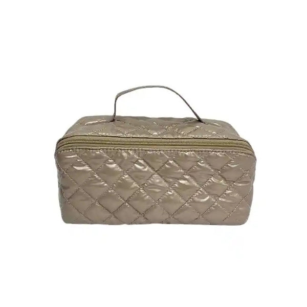 Champagne Debra Diamond Glamzip Bag