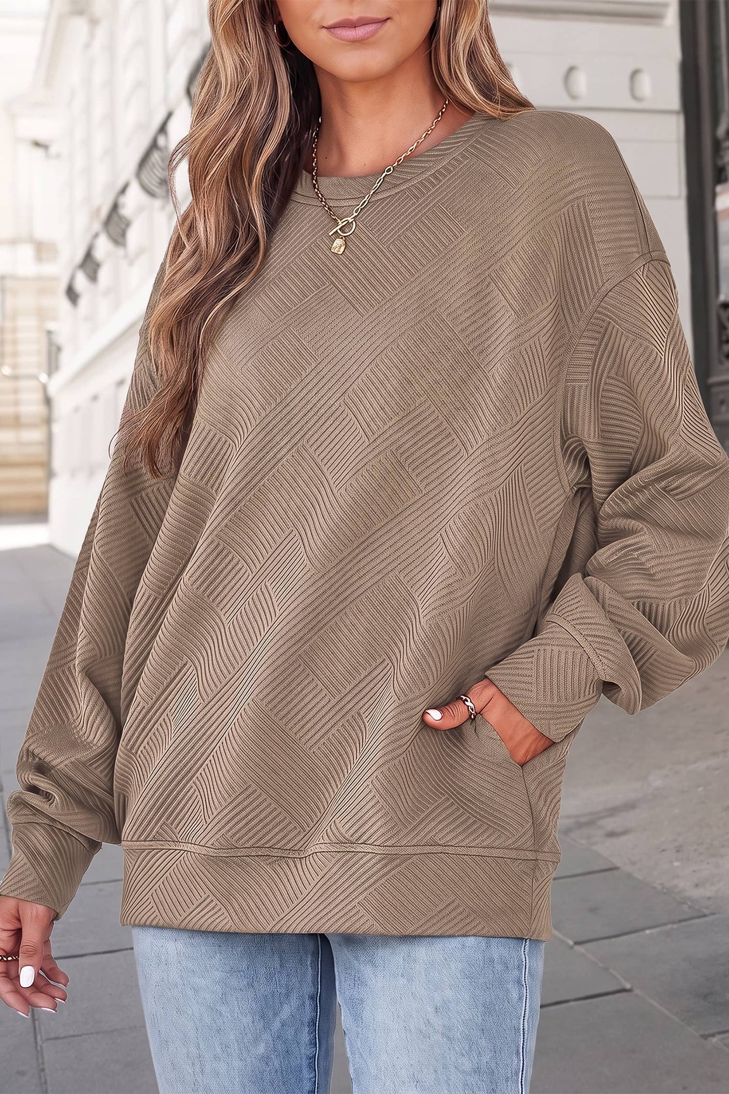 The Essential Textured Pullover