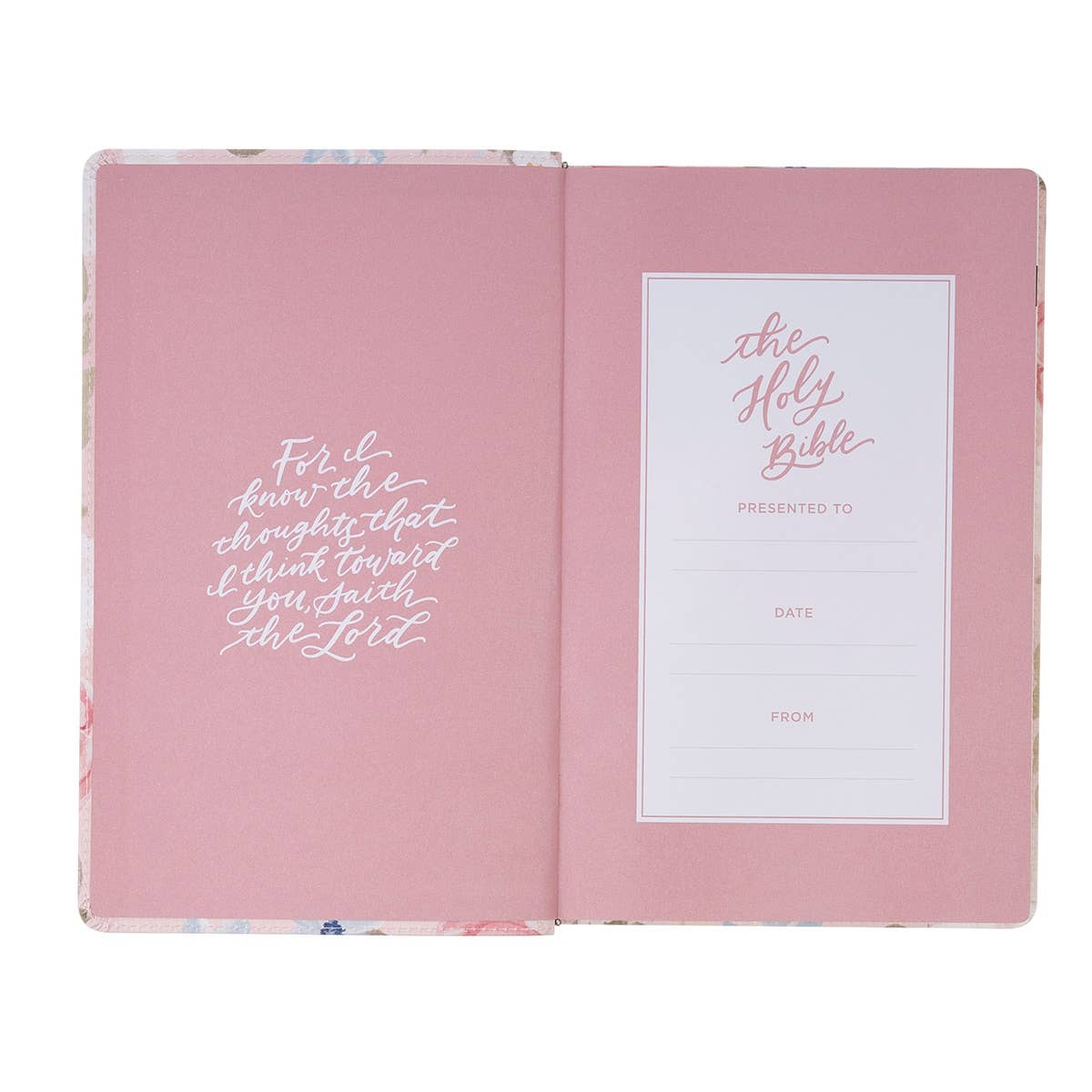 Floral Giant Print Standard-size Faux Leather KJV Bible