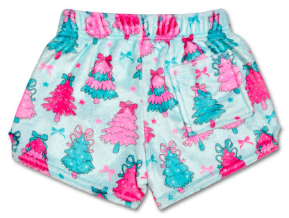Youth Fancy Trees Plush Shorts