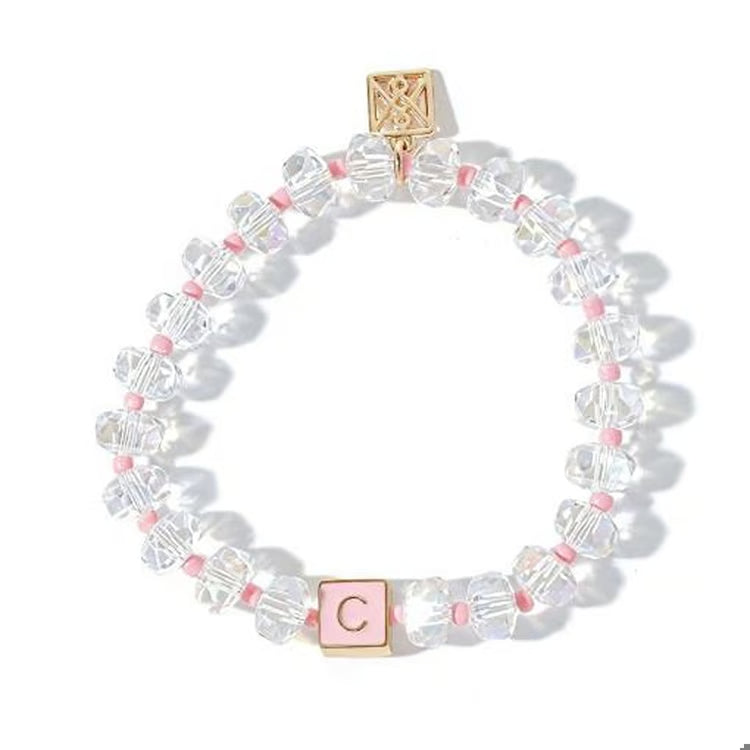 Michelle McDowell Girl Presley Initial Bracelet