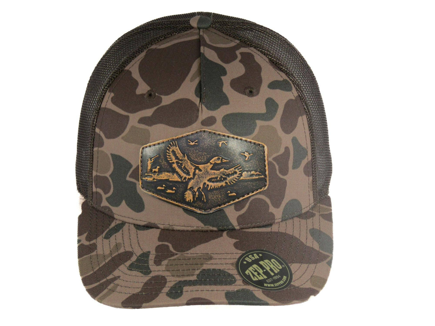 Green, Gray, & Camo Mallard Trucker Hat