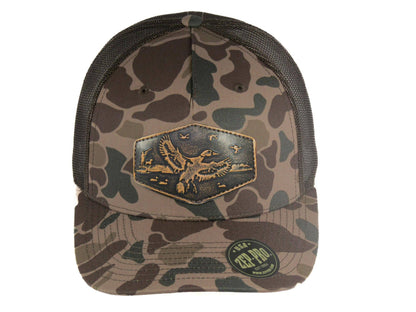 Green, Gray, & Camo Mallard Trucker Hat