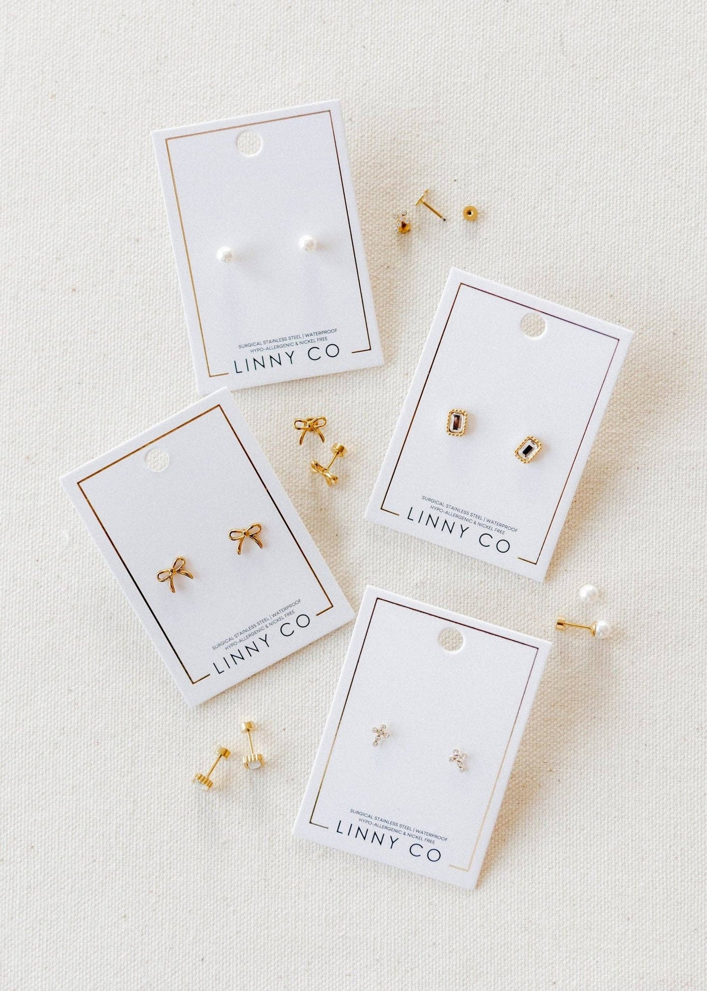 Payton Pearl White 5mm Screwback Stud Earrings