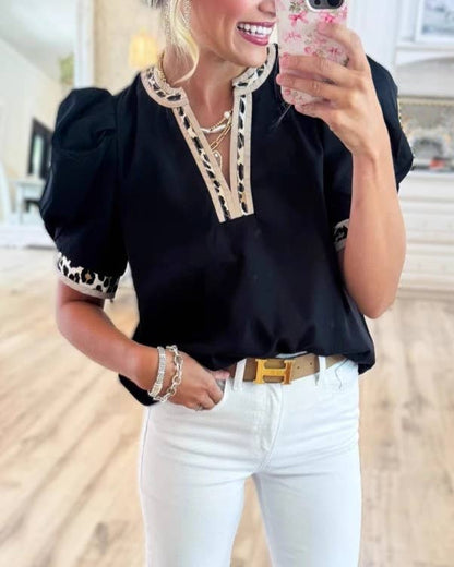 Walk On The Wild Side Trim Top
