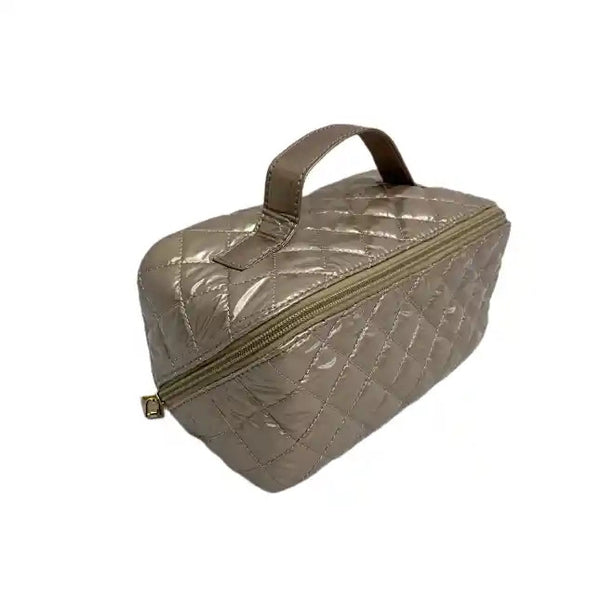 Champagne Debra Diamond Glamzip Bag