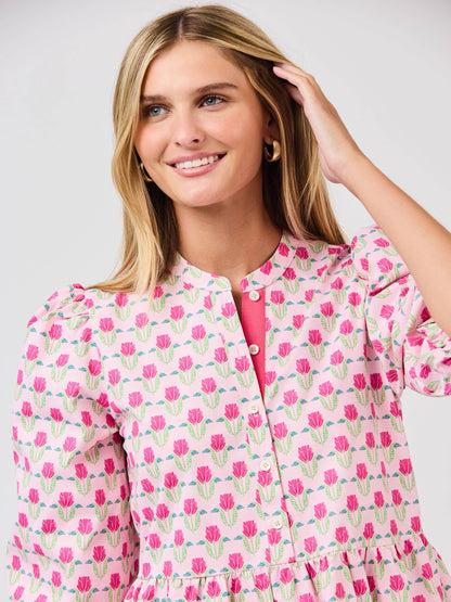 Flora Fanfare Pink Riley Mini Dress