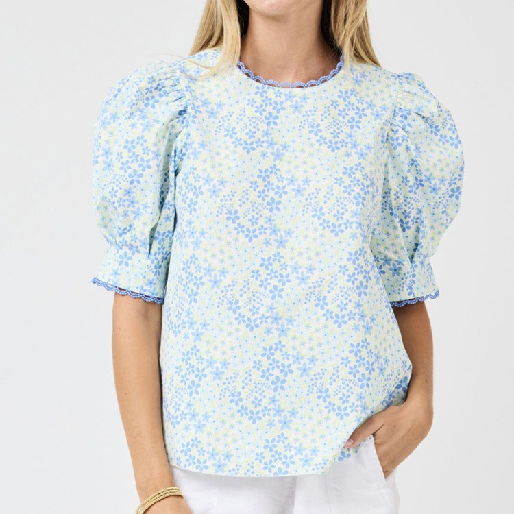 Blue Larkspur Fields Thea Top