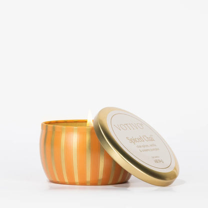 Spiced Chai Holiday Tin Candle