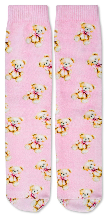 Youth Beary Cute Pink Socks