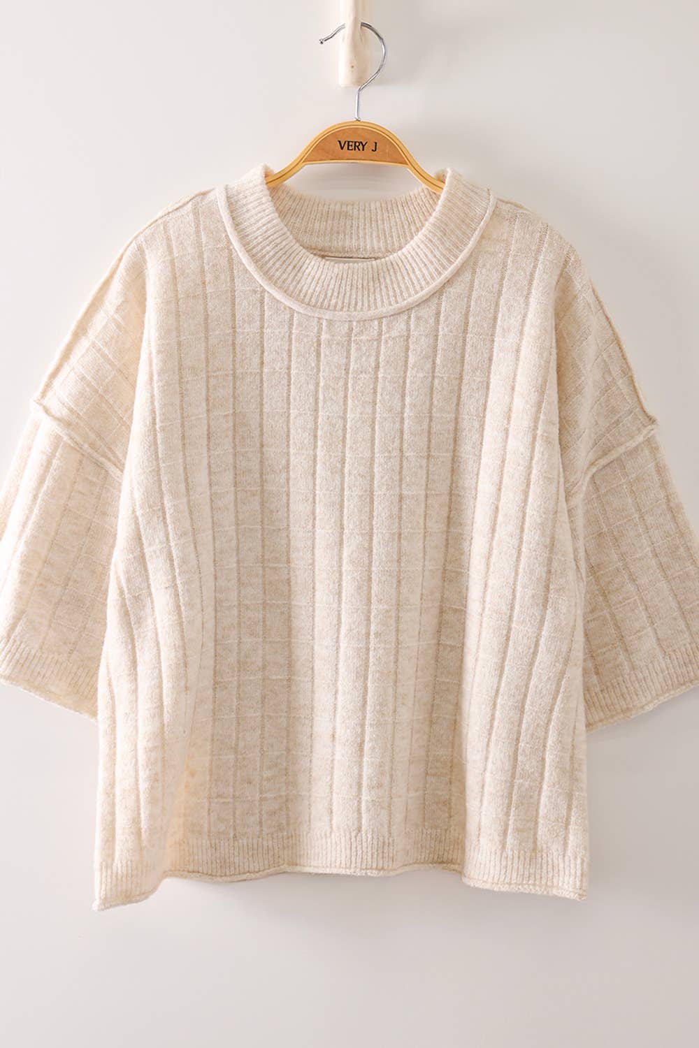 Allie Ribbed Knit Sweater