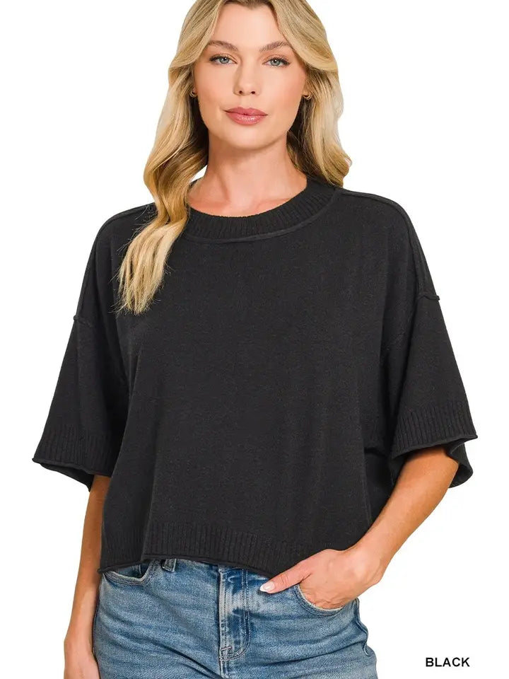 Easy Going Mock Neck Sweater