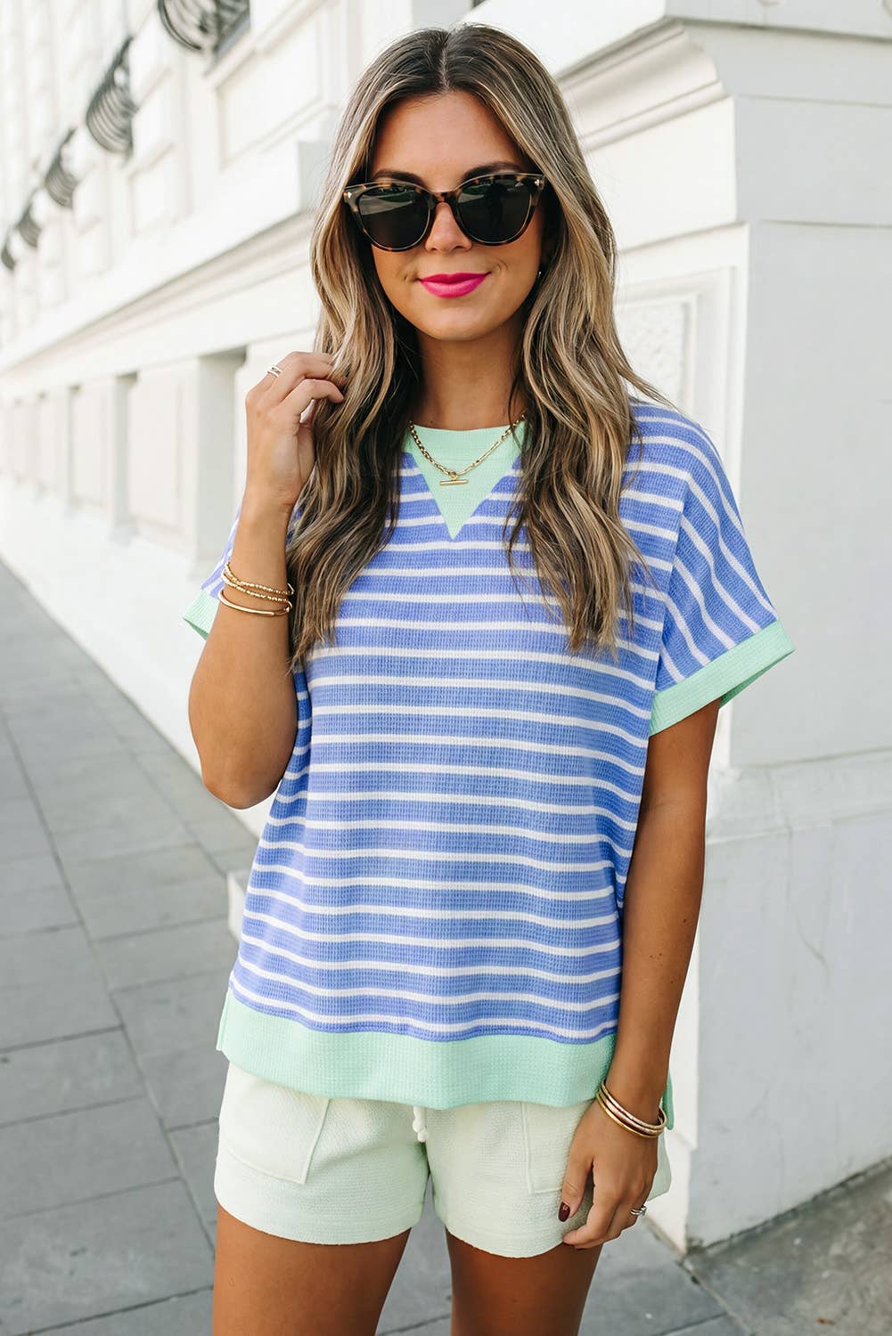 Boardwalk Breeze Stripe Top