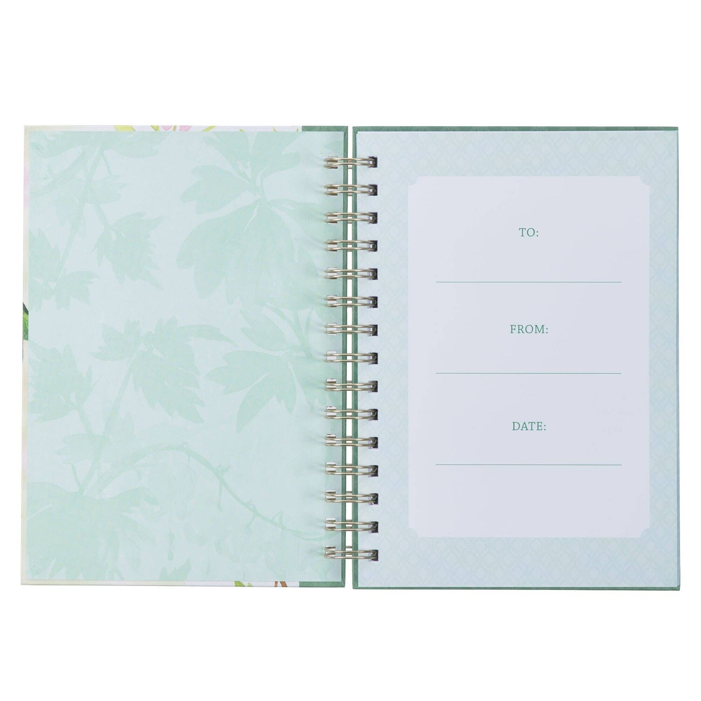 Green Love 1 Cor. 13:4 Wirebound Journal