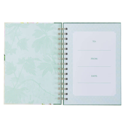 Green Love 1 Cor. 13:4 Wirebound Journal