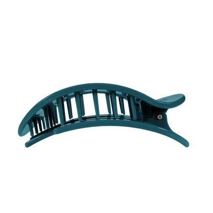 Round Flat TELETIE Clip | Large | Teal With It