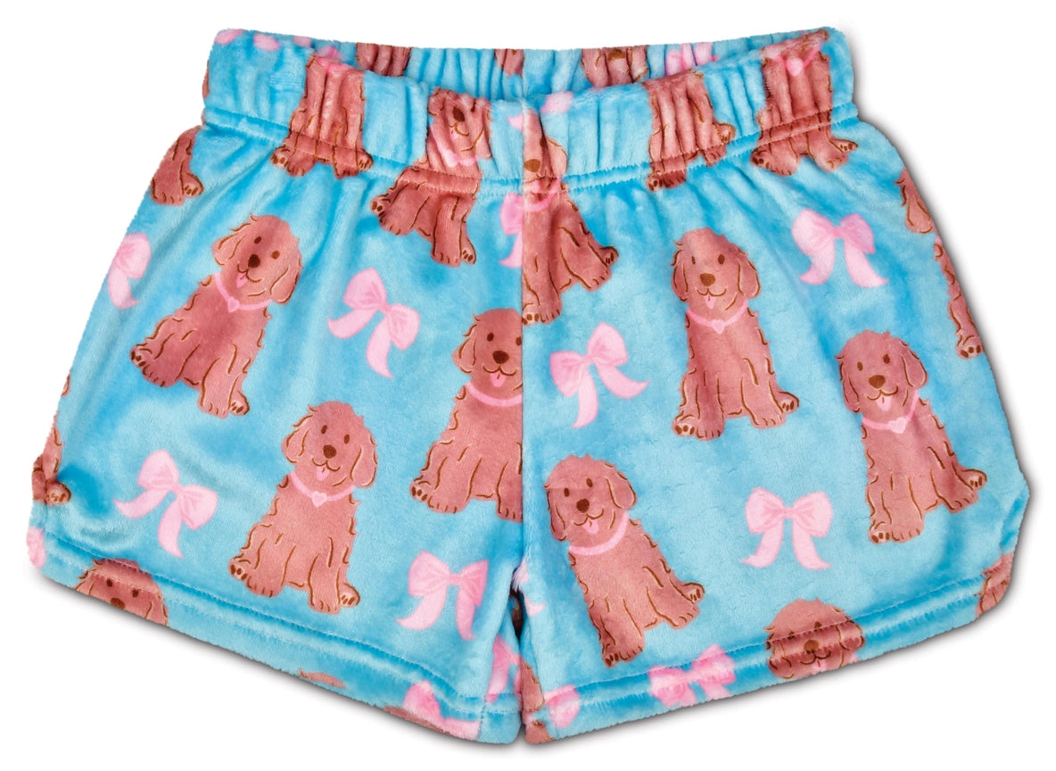 Youth Pretty Pups Plush Shorts