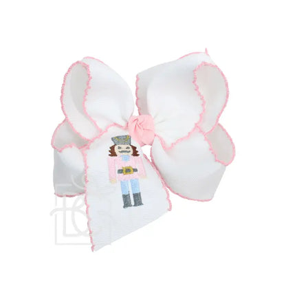 Beyond Creations Nutcracker Crochet Edge Bow