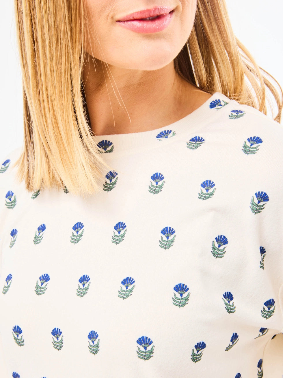 Navy Floral Foulard Sophie Jogger Set