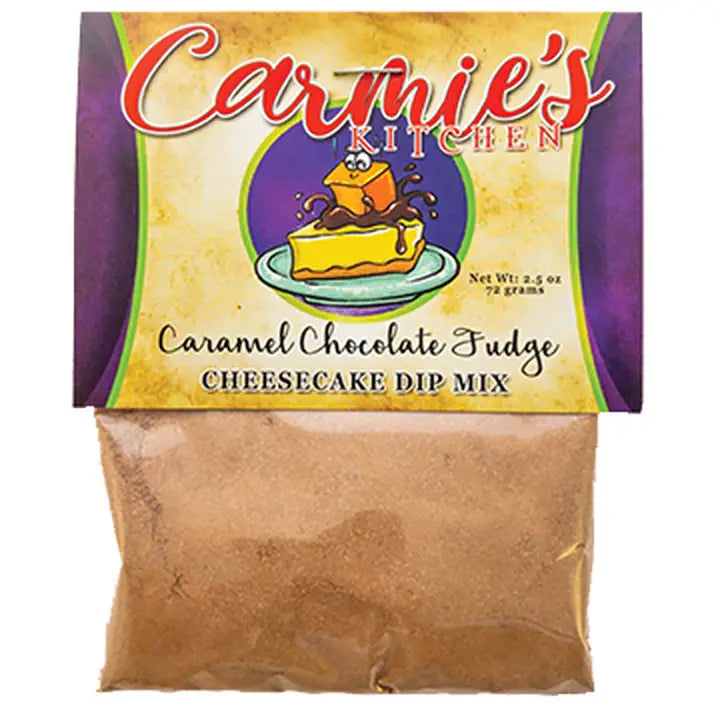 Carmie's Caramel Chocolate Fudge Cheesecake Dip Mix