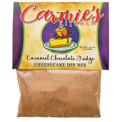 Carmie's Caramel Chocolate Fudge Cheesecake Dip Mix