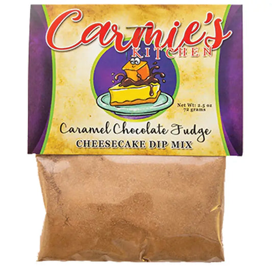 Carmie's Caramel Chocolate Fudge Cheesecake Dip Mix