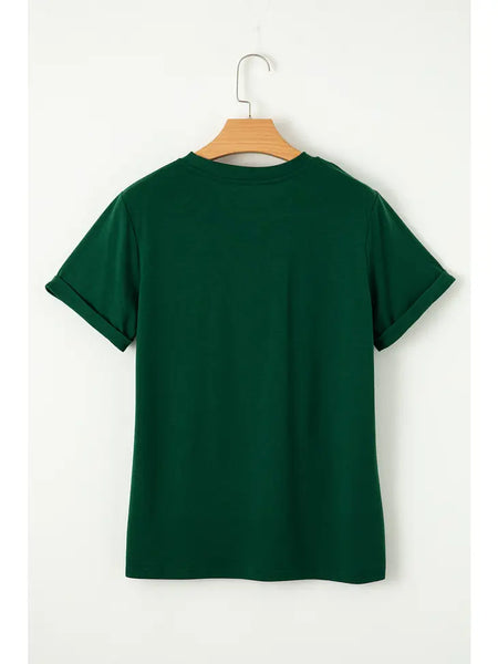 St. Patty's Sequin Clover Tee