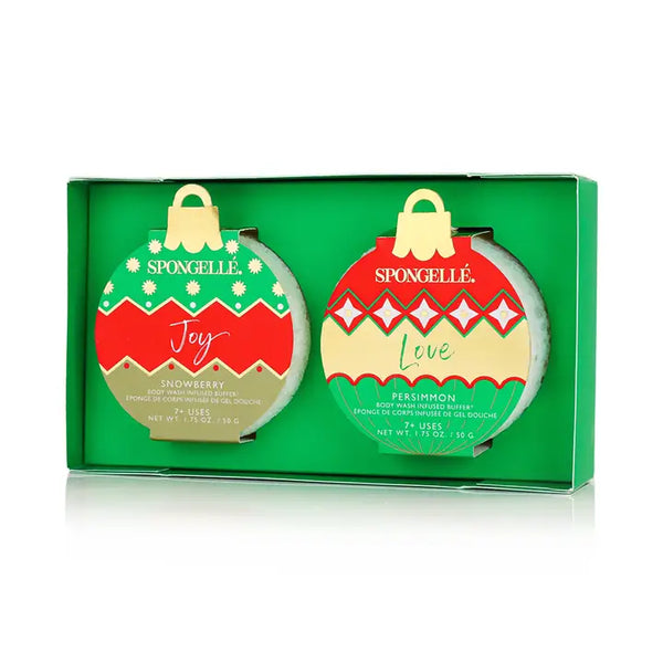 Deck the Halls Holiday Ornament Buffer Sponge