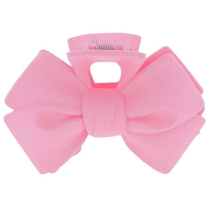 Pink Bow Hair Clip