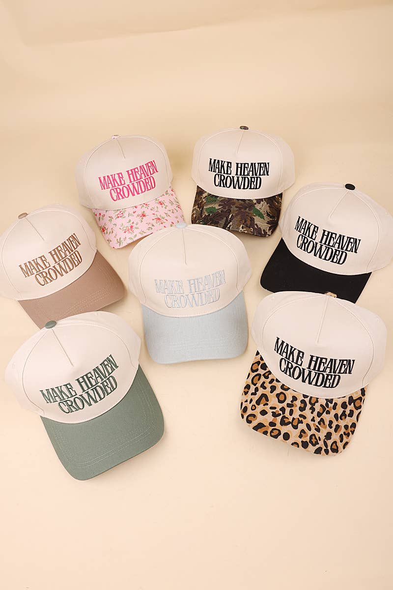 Make Heaven Crowded Two Tone Cap