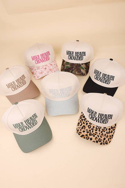 Make Heaven Crowded Two Tone Cap