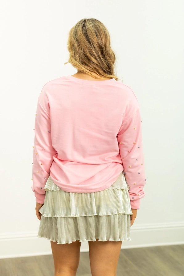 Light Pink Christmas Cookie Long Sleeve