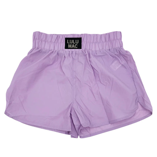 Lulu Mac Lavender Solid Shorts